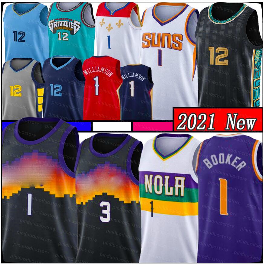 Devin 1 Booker Jersey Chris 3 Paul Jerseys Zion 1 Basketball Williamson Jersey Ja 12 Morant Jerseys CP3 Memphises New Orleanses Phoenixs, 2021 jersey
Devin 1 Booker Jersey Chris 3 Paul Jerseys Zion 1 Basketball Williamson Jersey Ja 12 Morant Jerseys CP3 Memphises New Orleanses Phoenixs, 2021 jersey