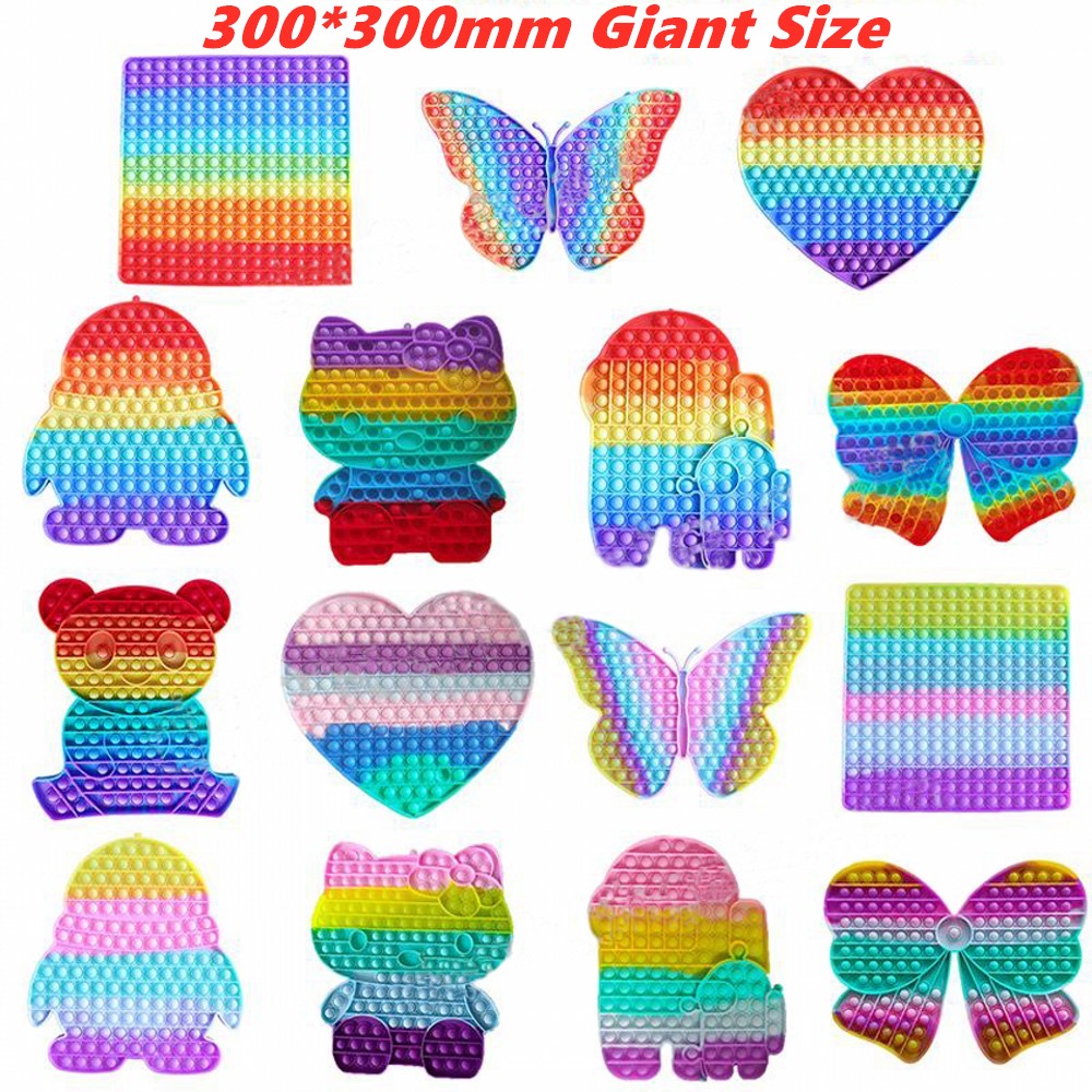 30cm Push Puzzle Puzzle Decompression Giant Size Glow In The Dark Super Large Fidget Toys Rainbow Luminous Pioneer Toy Circle Heart Autism Stress Relief
30cm Push Puzzle Puzzle Decompression Giant Size Glow In The Dark Super Large Fidget Toys Rainbow Luminous Pioneer Toy Circle Heart Autism Stress Relief