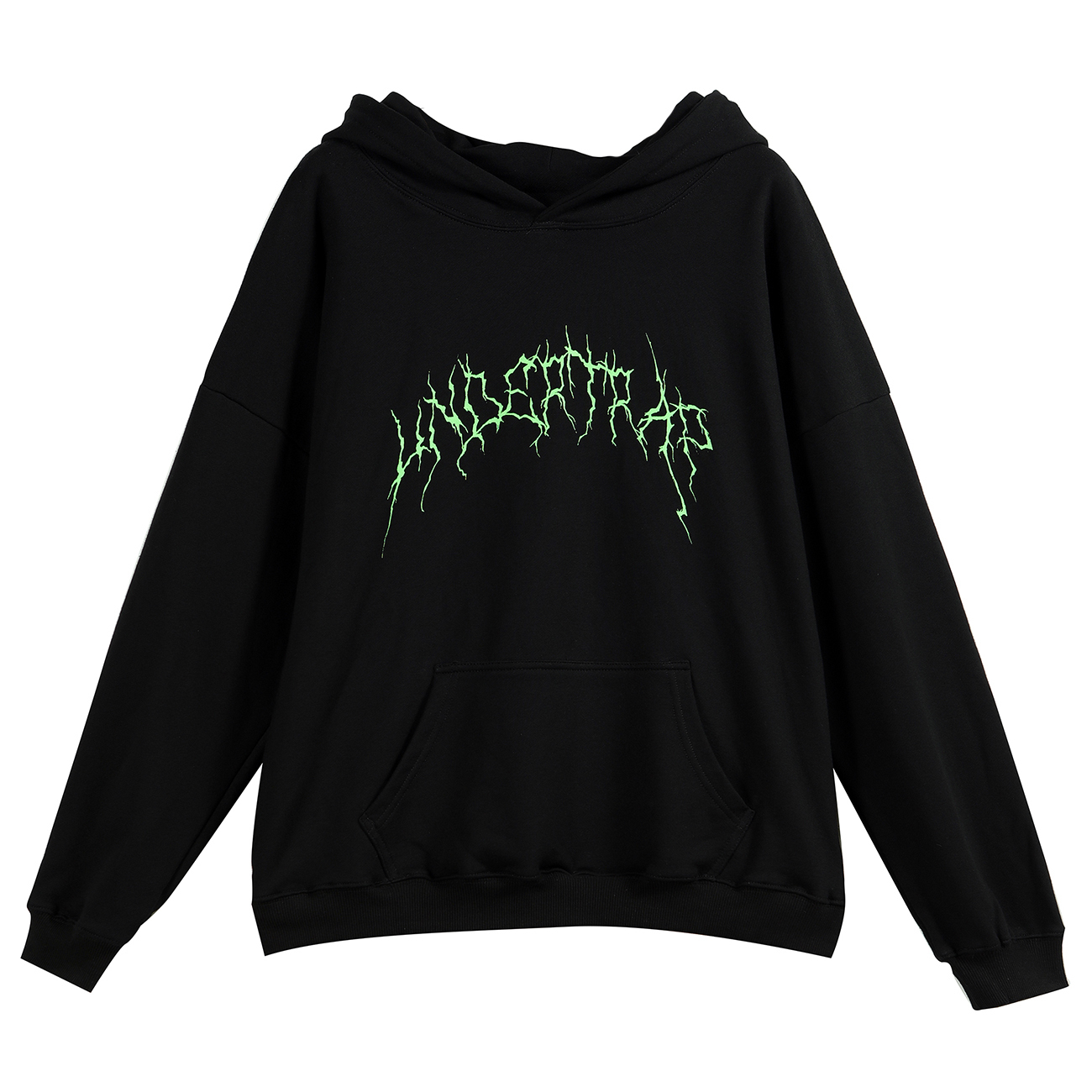 Fluorescent Skull Man Harajuku Hoodie Swatshirt Hip Hop Streetwear Hoodie Casual Cotton Pullover Sweatshirts 201130