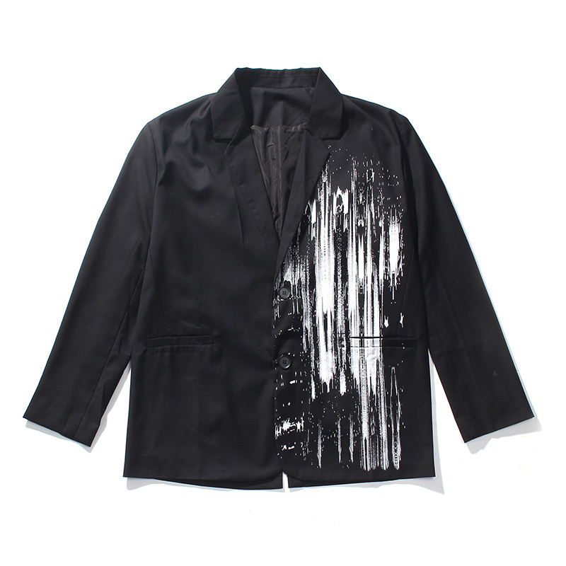 2021 New Novo Pintado Lapela Blazer Masculina Solta Nico Breasted Harajuku Casaco Oversize Alta Rua Bluso Bombardeiro Jaqueta Knb4, Black
2021 New Novo Pintado Lapela Blazer Masculina Solta Nico Breasted Harajuku Casaco Oversize Alta Rua Bluso Bombardeiro Jaqueta Knb4, Black
