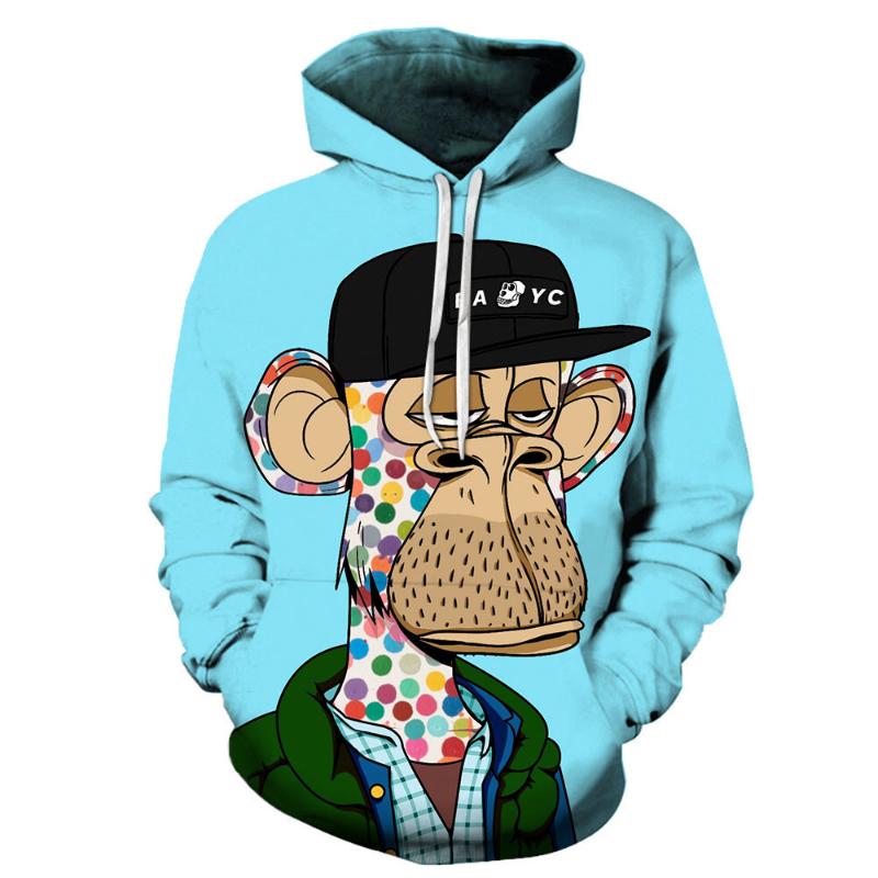 Men's Hoodies & Sweatshirts 3D Printed Avatar Bored Ape Men Women Oversized Hoodie Fashion Anime Streetwear Kids Hooded, Dm004
Men's Hoodies & Sweatshirts 3D Printed Avatar Bored Ape Men Women Oversized Hoodie Fashion Anime Streetwear Kids Hooded, Dm004