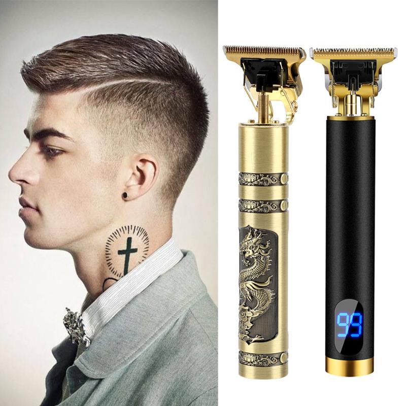 Hair Clippers 2021 Rechargeable Clipper Electric Trimmer Cordless Shaver 0mm Barber Cutting Machine For Men