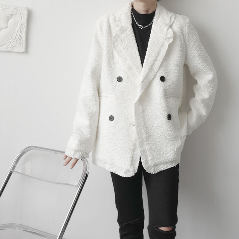 Design Rough Edge Deconstruction Casual Suit Coat For Men 2021 New Light Luxury Blazer Trend Niche Jacksets Autumn Winter, White;black
Design Rough Edge Deconstruction Casual Suit Coat For Men 2021 New Light Luxury Blazer Trend Niche Jacksets Autumn Winter, White;black