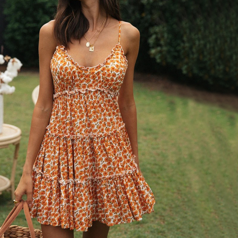 2021 New Summer Spaghetti Strap Women Floral Print Sleeveless Casual Beach Es Ladies Sexy Backless Stylish Mini Party Vestidos 1c1s, As picture
2021 New Summer Spaghetti Strap Women Floral Print Sleeveless Casual Beach Es Ladies Sexy Backless Stylish Mini Party Vestidos 1c1s, As picture