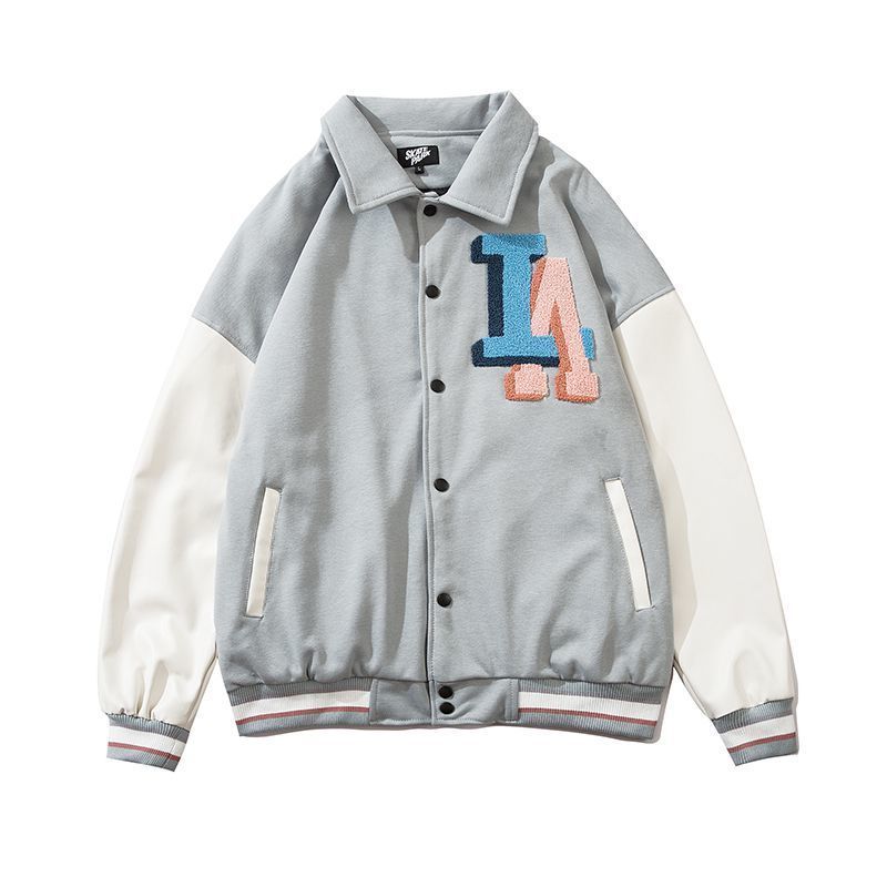 Autumn and winter letter embroidery top men wild loose jacket high street style casual baseball uniform Couple Harajuku coat
Autumn and winter letter embroidery top men wild loose jacket high street style casual baseball uniform Couple Harajuku coat