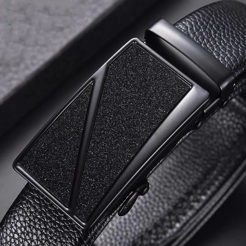 Belts Men's Belt Cow Leather Business Automatic Buckle Black Genuine For Men Quality Male Waist Drop, Black;brown
Belts Men's Belt Cow Leather Business Automatic Buckle Black Genuine For Men Quality Male Waist Drop, Black;brown
