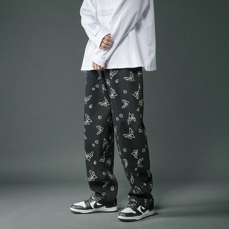 Men' Jeans 2021 Brand Clothing Men Baggy Homme Straight Pants Printing Fashion Blue/black Casual Biker Denim Loose Trousers 4XL
Men' Jeans 2021 Brand Clothing Men Baggy Homme Straight Pants Printing Fashion Blue/black Casual Biker Denim Loose Trousers 4XL