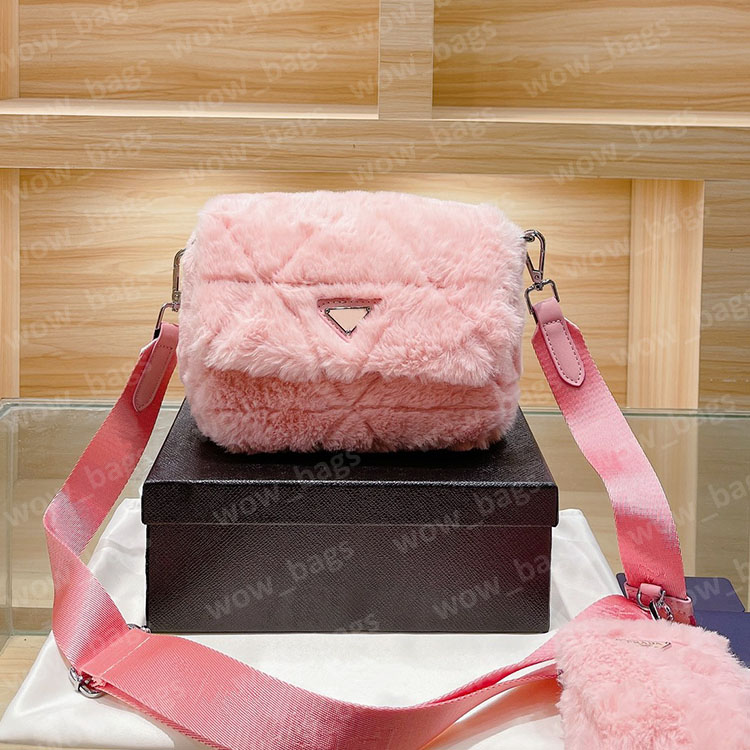Designer wool bag Girls shoulder Crossbody bags Cute pouch 2-piece set come with coin purse colorful Flap
Designer wool bag Girls shoulder Crossbody bags Cute pouch 2-piece set come with coin purse colorful Flap