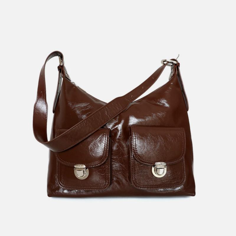 Coffee Genuine Cow Leather Shoulder Bags for Women 2021 Gifts High Quality Double Pocket Ladies Hand Bag Capacity Totes Bolsas, Black
Coffee Genuine Cow Leather Shoulder Bags for Women 2021 Gifts High Quality Double Pocket Ladies Hand Bag Capacity Totes Bolsas, Black
