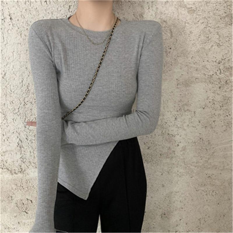 Women's T-Shirt 2022 Autumn Spring Women O-neck Long Sleeve Cotton T-shirts Tees Girls Solid Slim Split T Shirts Tops For Female ZY5609, White
Women's T-Shirt 2022 Autumn Spring Women O-neck Long Sleeve Cotton T-shirts Tees Girls Solid Slim Split T Shirts Tops For Female ZY5609, White