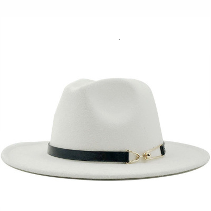 2021 New Felted Men Belt Band Buckle Women Hats Classic Simple Luxury Wide Brim Solid Outdoor Autumn Winter Fedora Hat H1jp, Dark grey
2021 New Felted Men Belt Band Buckle Women Hats Classic Simple Luxury Wide Brim Solid Outdoor Autumn Winter Fedora Hat H1jp, Dark grey