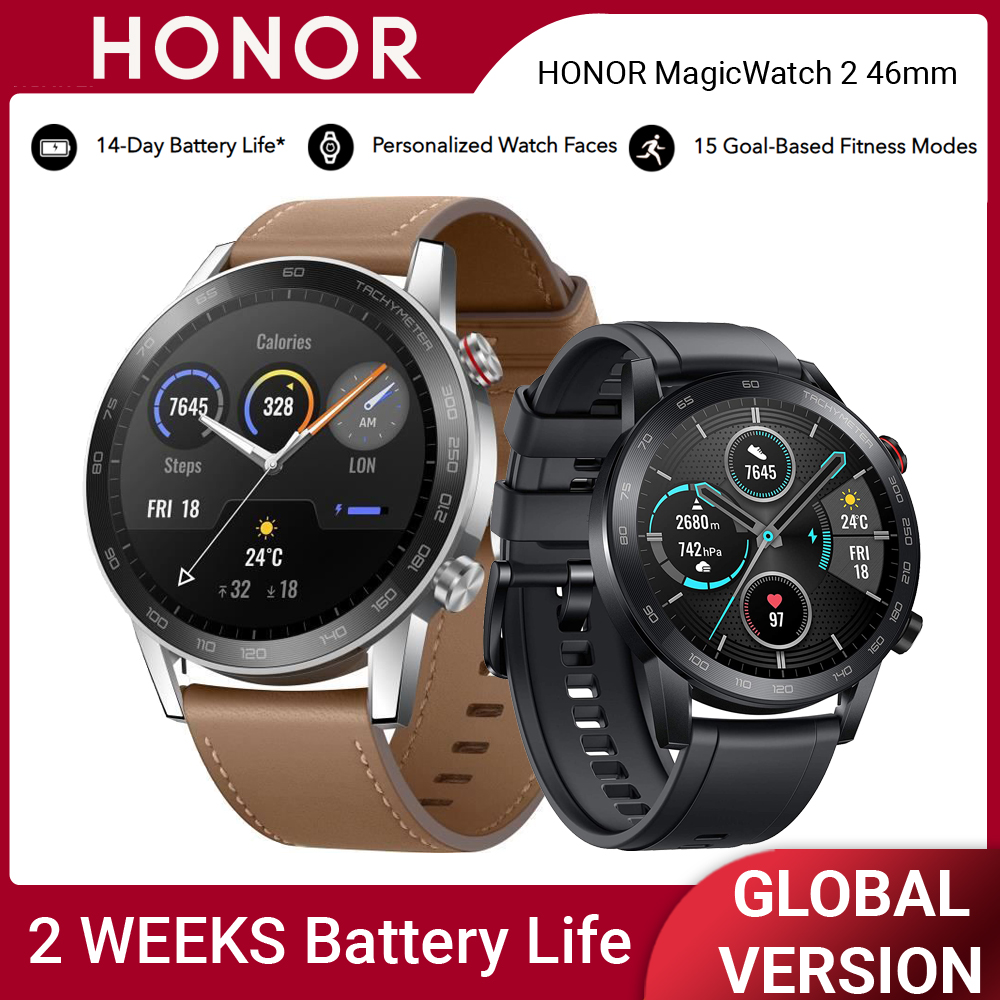 HONOR MagicWatch 2 46MM Smart watch Bluetooth 5.1 Magic Watch 2 Smartwatch 14 Days Battery LifePhone Call Heart Rate, 46mm global black
HONOR MagicWatch 2 46MM Smart watch Bluetooth 5.1 Magic Watch 2 Smartwatch 14 Days Battery LifePhone Call Heart Rate, 46mm global black