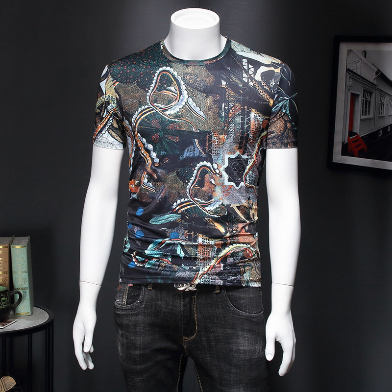 New Fashion Tee Shirt Homme Luxury Paisley for High Quality 2021 Spring o Neck Short Sleeve T-shirt Printing Men Tshirt Fgjc, Color
New Fashion Tee Shirt Homme Luxury Paisley for High Quality 2021 Spring o Neck Short Sleeve T-shirt Printing Men Tshirt Fgjc, Color