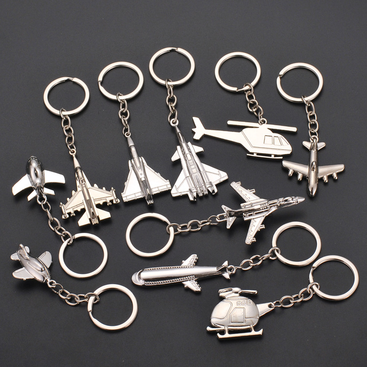 Wholesale Creative Plane Key Chain Small Model Mini Key Ring Factory Price Expert Design Quality Latest Style Original Status