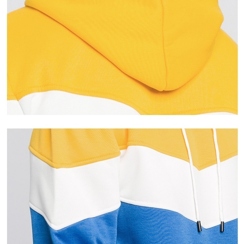 Patchwork Hoodies Men Women Autumn Winter Style Mens Hooded Sweatshirts Streetwear Pullover Man Fitness Clothing 4XL 201128