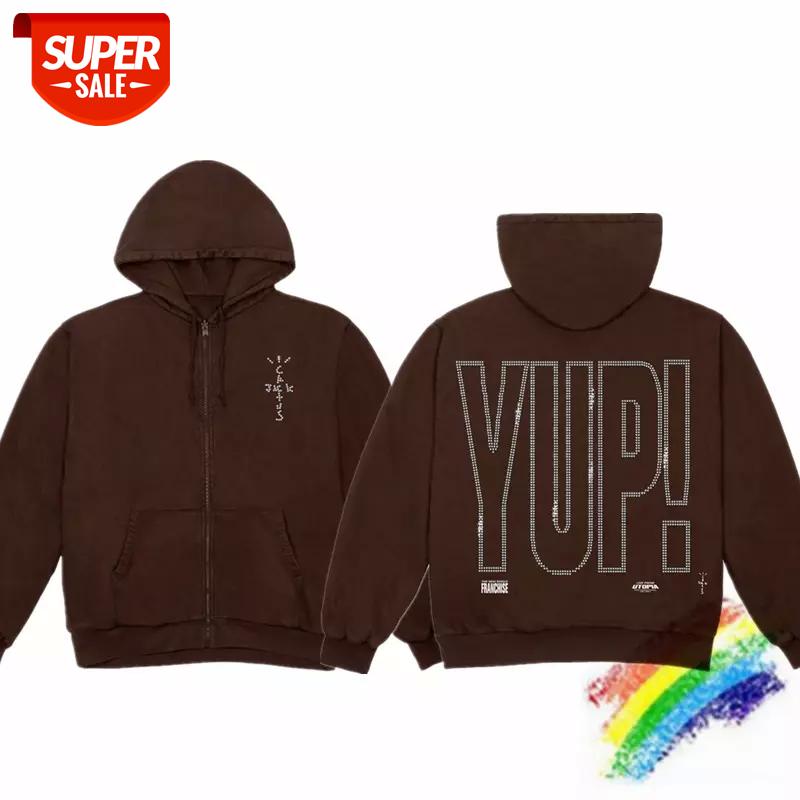 Cardigan Travis Scott Franchise YUP Hoodie Women Men Best Quality Cactus Jack Pullover Hooded #480F, Black
Cardigan Travis Scott Franchise YUP Hoodie Women Men Best Quality Cactus Jack Pullover Hooded #480F, Black