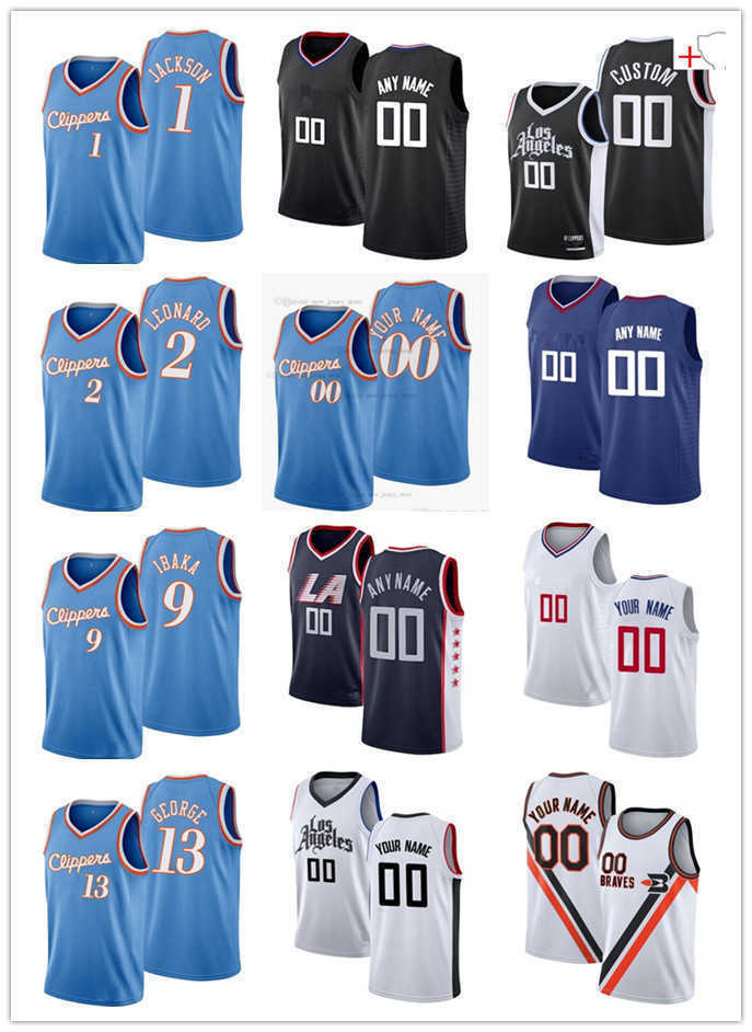 75th Custom Men Women Youth La's Angeles's Clipperss Kawhi 2 Leonards Serge 9 Ibaka Paul 13 George Reggie 1 Jackson Basketball Jerseys, Color
75th Custom Men Women Youth La's Angeles's Clipperss Kawhi 2 Leonards Serge 9 Ibaka Paul 13 George Reggie 1 Jackson Basketball Jerseys, Color