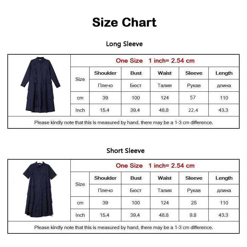 Elegant Style Woman Navy Blue Casual Shirt Dress Long Sleeve Cascading Ruffle Office Ladies Party Midi Dress Robe Femme 3807 210303