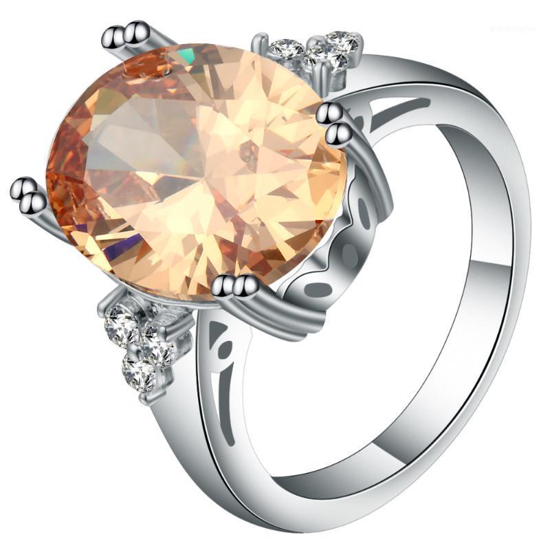Wedding Rings Trendy Champagne Color Cubic Zirconia Simple Finger Ring Bright CZ Bands Custom Bead For Women Charm Anillos, Slivery;golden
Wedding Rings Trendy Champagne Color Cubic Zirconia Simple Finger Ring Bright CZ Bands Custom Bead For Women Charm Anillos, Slivery;golden