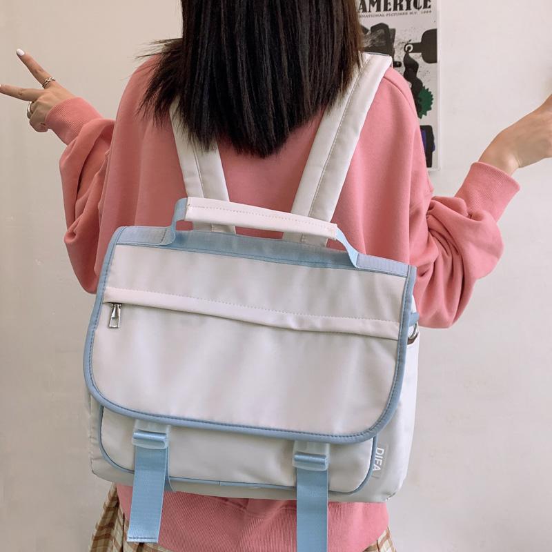 Dcimor nova multifuncional à prova dnylon água náilon mochila feminina moda botão portátil pequeno saco de escola alta qualidade, Black
Dcimor nova multifuncional à prova dnylon água náilon mochila feminina moda botão portátil pequeno saco de escola alta qualidade, Black