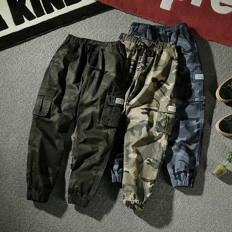 GODLIKEU Camouflage Streetwear Cargo Pants Men Casual Joggers Loose Korean Camo Trousers, Black
GODLIKEU Camouflage Streetwear Cargo Pants Men Casual Joggers Loose Korean Camo Trousers, Black