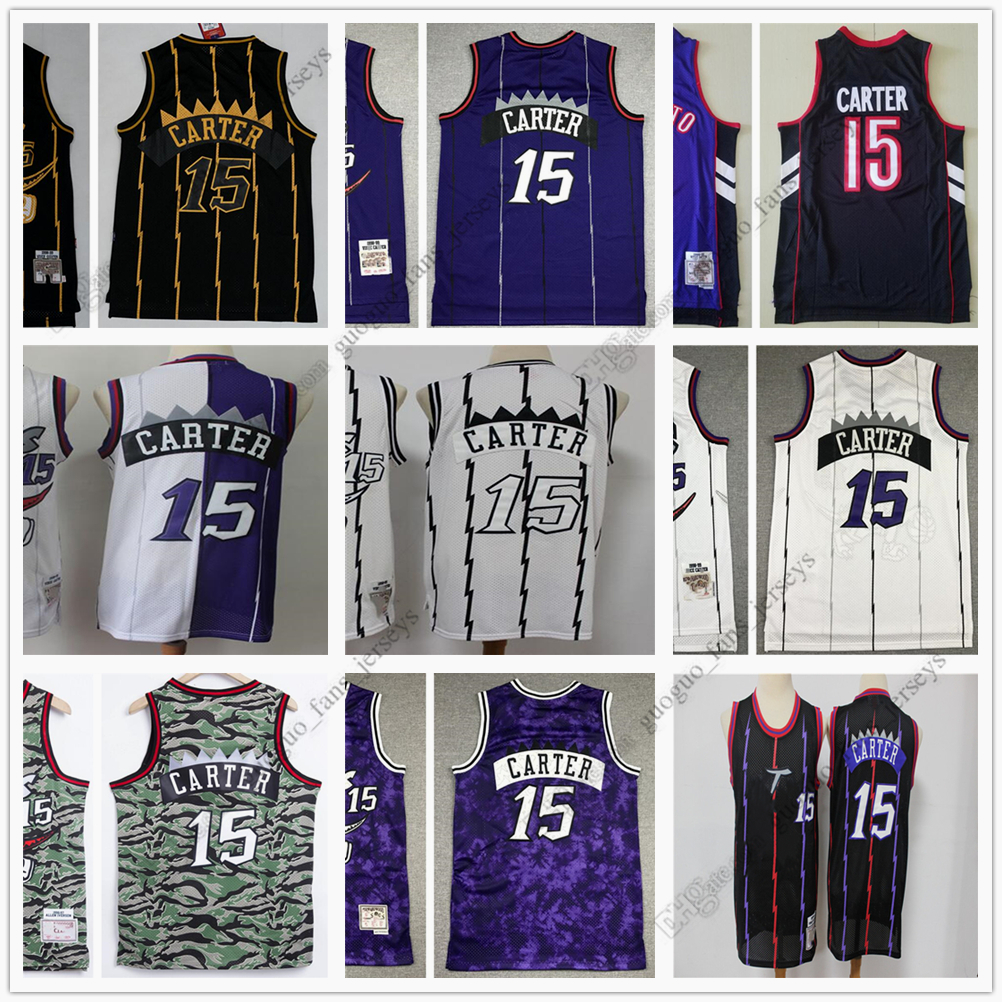 Retro Mitchell and Ness Basketball 15 Vince Carter 96-97 Competition season Top quality Jerseys, Black;red
Retro Mitchell and Ness Basketball 15 Vince Carter 96-97 Competition season Top quality Jerseys, Black;red