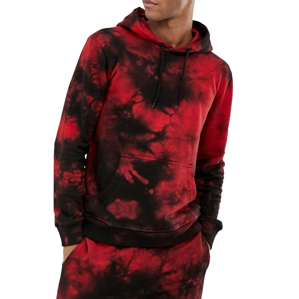 Men's Hoodies Jumper Autumn Male Casual Hoodies Sweatshirts Tie Dyed Print Hoodies Man Sweatshirt Pocket Pullover Hooded 201020
