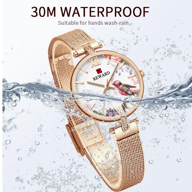 Wristwatches Rose Gold Bird Watches Diamond Women's Watch Luxury Female Steel Mesh Belt Quartz Clock Waterproof Elegant Vintage Ladies Wrist, Blue
Wristwatches Rose Gold Bird Watches Diamond Women's Watch Luxury Female Steel Mesh Belt Quartz Clock Waterproof Elegant Vintage Ladies Wrist, Blue