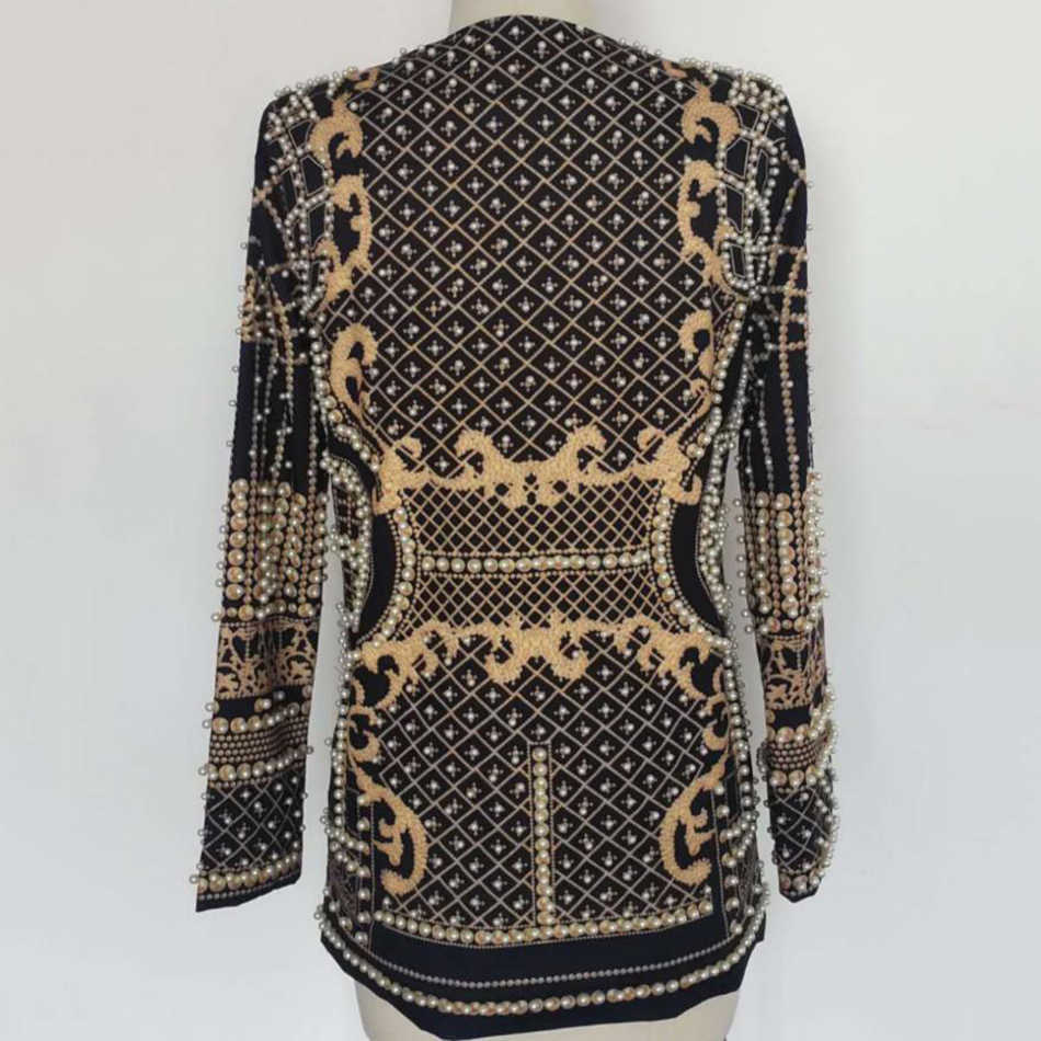 Women's Fashion Coat Long Sleeve V-neck Retro Black Summer Thin Chic Slim 210525