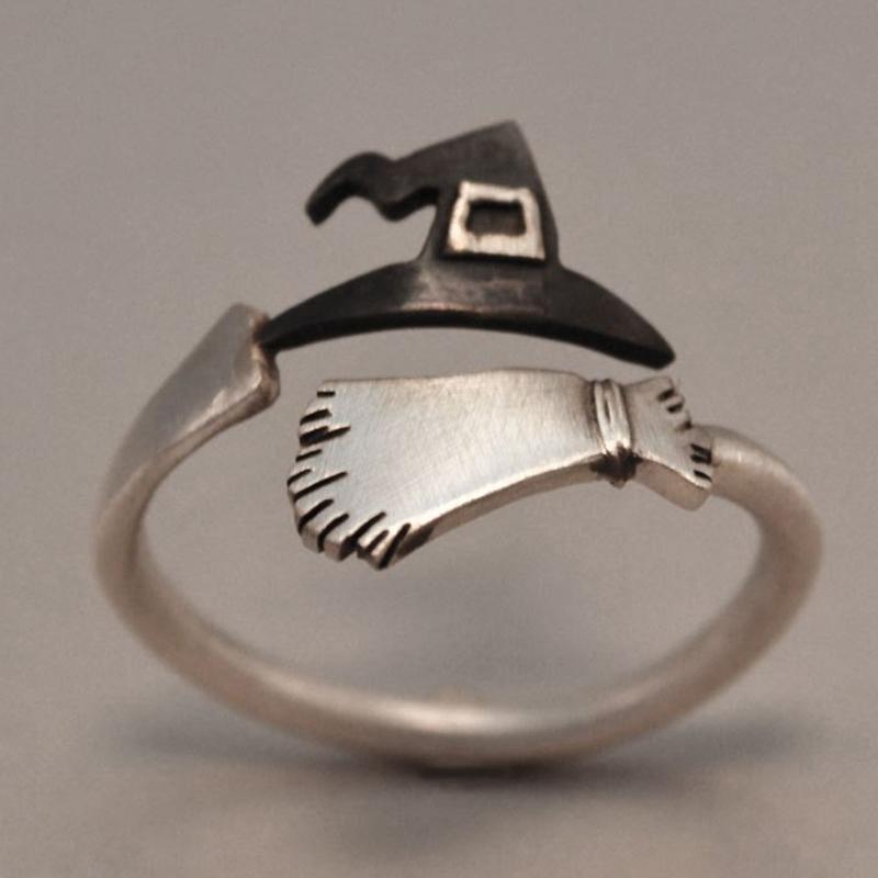 Cluster Rings Cute Halloween Decoracion Jewelry For Women Witch Hats Broom Mop Pumpkin Lamp Finger Hollow Out Men's Ring Gifts
Cluster Rings Cute Halloween Decoracion Jewelry For Women Witch Hats Broom Mop Pumpkin Lamp Finger Hollow Out Men's Ring Gifts