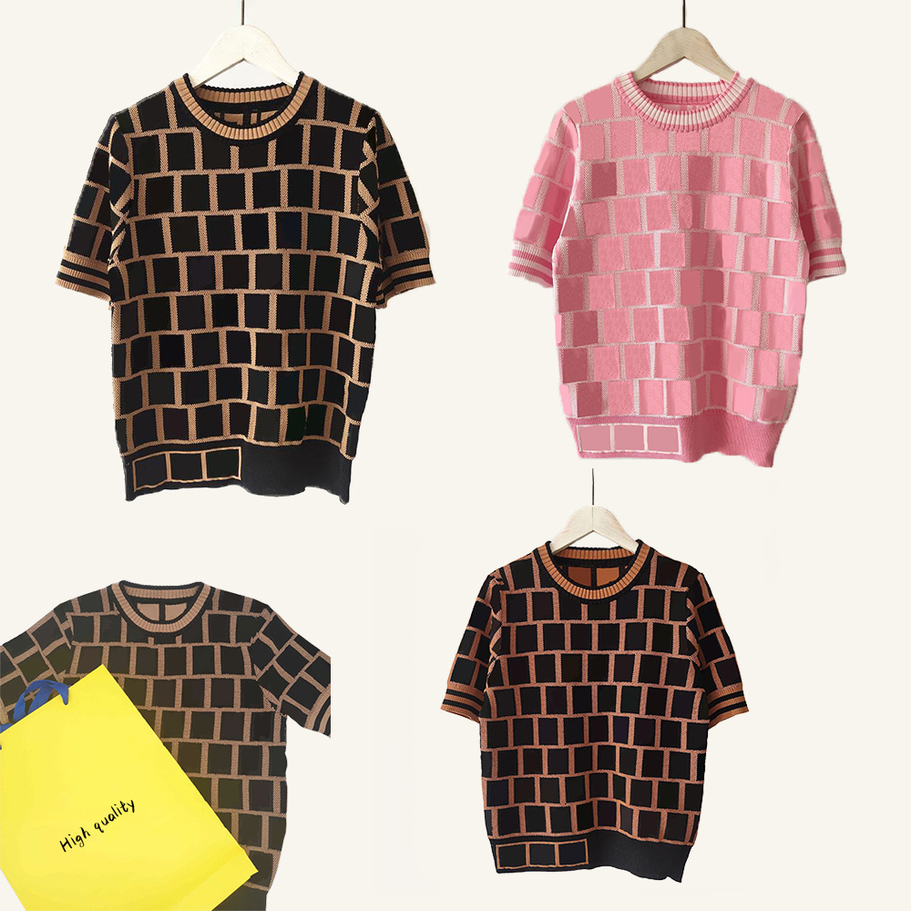 Crew neck knit tops Fashion tees Classic Letter Pattern Women kints Tee Summer Short Sleeve sweater Breathable Casual Womens Clothing, I need lok other product
Crew neck knit tops Fashion tees Classic Letter Pattern Women kints Tee Summer Short Sleeve sweater Breathable Casual Womens Clothing, I need lok other product