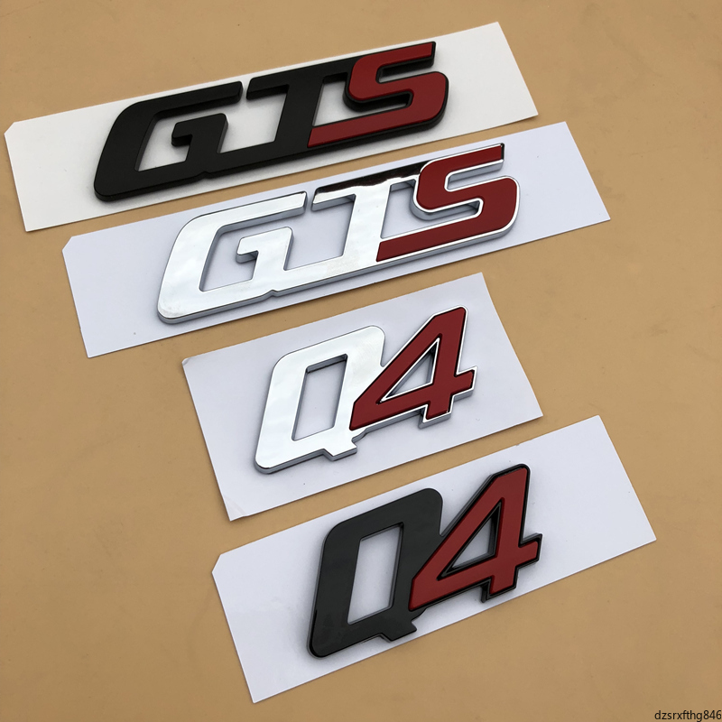 Red GTS Q4 Chrome Emblem Badge Trunk Sticker Car Styling Refitting Logo for Maserati Ghibli Levante V6 Matte Glossy Black Gold, Colour
Red GTS Q4 Chrome Emblem Badge Trunk Sticker Car Styling Refitting Logo for Maserati Ghibli Levante V6 Matte Glossy Black Gold, Colour