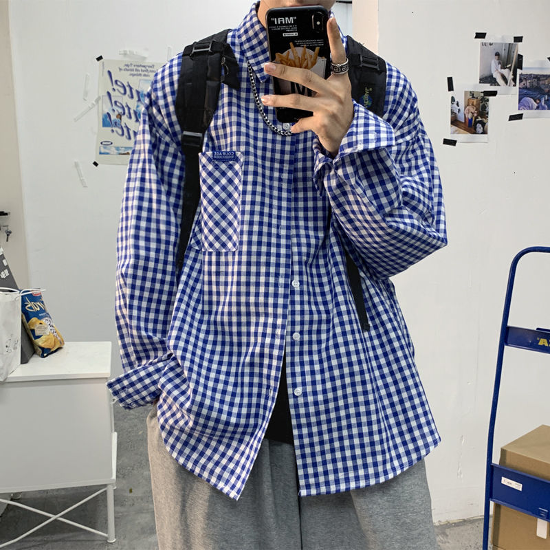 New 2021 Plaid Print Releases Long Hawaiian Male Shirt Sleeve Streetwear Men's Clothing Size M-2xl Shirts 2igi, Blue.
New 2021 Plaid Print Releases Long Hawaiian Male Shirt Sleeve Streetwear Men's Clothing Size M-2xl Shirts 2igi, Blue.