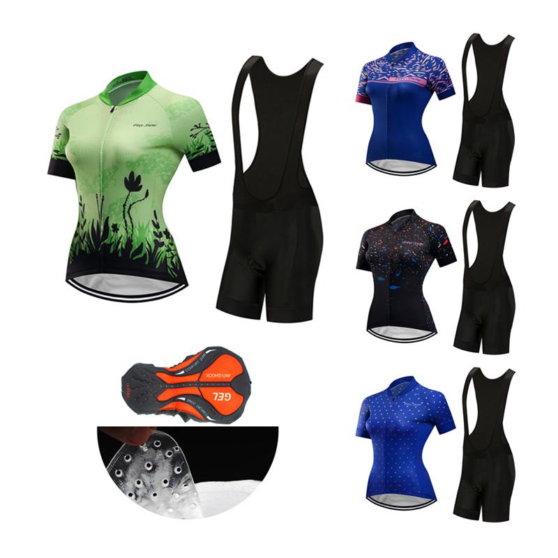 Racing Sets 2021 Summer Fashion Cycling Jersey Set BIB Shorts Women Bicycle Clothes MTB Suit Female Uniform Road Bike Clothing Dress Gel Kit, Black;blue
Racing Sets 2021 Summer Fashion Cycling Jersey Set BIB Shorts Women Bicycle Clothes MTB Suit Female Uniform Road Bike Clothing Dress Gel Kit, Black;blue