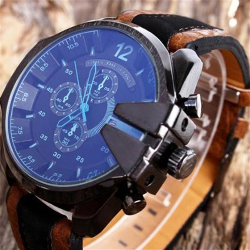 Wristwatches Aimecor Men's Analog Sport Steel Case Quartz Dial Synthetic Leather Wrist Watch Drop 20, As show
Wristwatches Aimecor Men's Analog Sport Steel Case Quartz Dial Synthetic Leather Wrist Watch Drop 20, As show