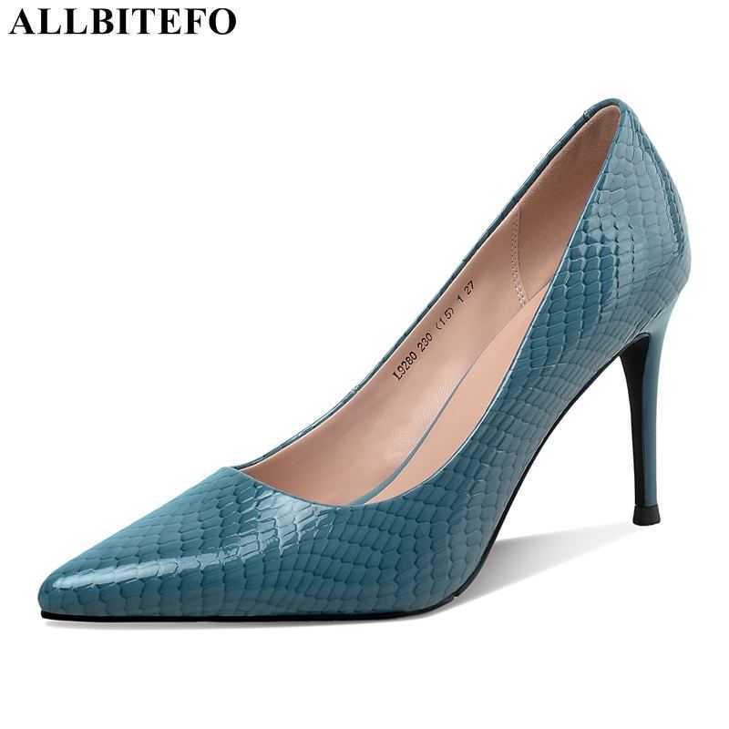 ALLBITEFO genuine leather barnd high heels office ladies shoes women high heel shoes autumn woemn heels party girls shoes 210611, As picture
ALLBITEFO genuine leather barnd high heels office ladies shoes women high heel shoes autumn woemn heels party girls shoes 210611, As picture