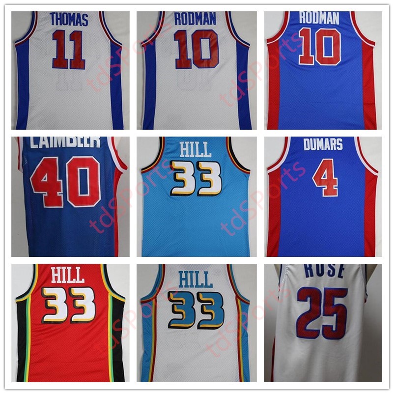 Derrick Rose Jersey Basketball City Isiah Thomas Bill Laimbeer Dennis Rodman Joe Dumars Grant Hill Blake Griffin Blue White Red, As shown in illustration
Derrick Rose Jersey Basketball City Isiah Thomas Bill Laimbeer Dennis Rodman Joe Dumars Grant Hill Blake Griffin Blue White Red, As shown in illustration