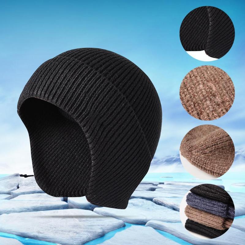 Beanies Trend Men's Hat Skin-Friendly Stretchy Knitted Autumn Winter Men Scullcaps Thick Warm Windproof Ear Protection Cap
Beanies Trend Men's Hat Skin-Friendly Stretchy Knitted Autumn Winter Men Scullcaps Thick Warm Windproof Ear Protection Cap