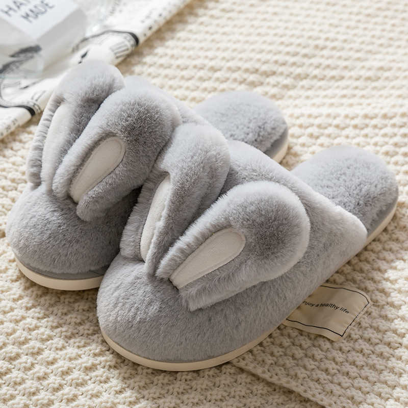 Winter Indoor Women Slippers House Plush Men Couples Cute Rabbit Ears Soft Sole Slip On Flats Female Slides Pink Zapatillas H0827
Winter Indoor Women Slippers House Plush Men Couples Cute Rabbit Ears Soft Sole Slip On Flats Female Slides Pink Zapatillas H0827