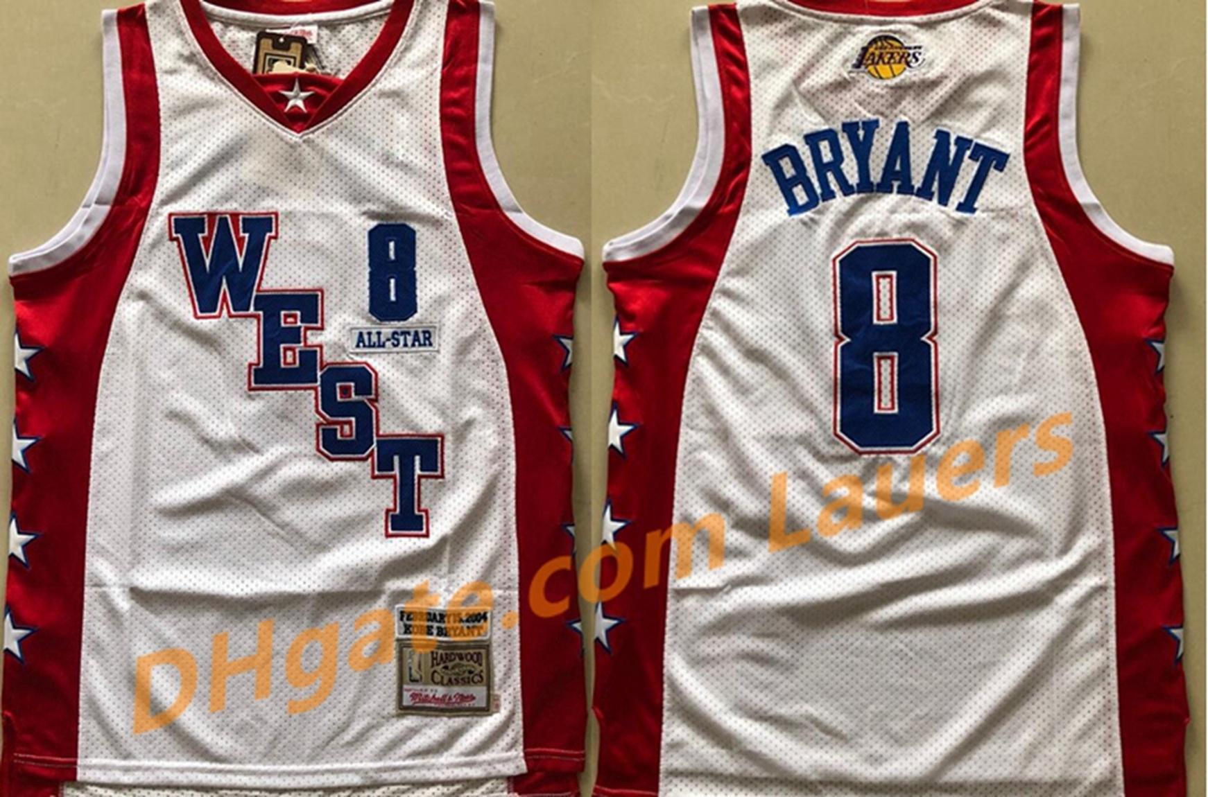 Vintage Los Angeles Lakers Kobe 8 Bryant HWC Jersey Mitchell & Ness 2004 All-Star Bryant New Basketball Jerseys, Black;red
Vintage Los Angeles Lakers Kobe 8 Bryant HWC Jersey Mitchell & Ness 2004 All-Star Bryant New Basketball Jerseys, Black;red