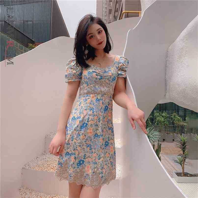 Women' Mini Cute Dress Bubble Sleeve Square Collar Short Sleeves Floral Printed Lace Female Summer 2P1751 210526, Orange
Women' Mini Cute Dress Bubble Sleeve Square Collar Short Sleeves Floral Printed Lace Female Summer 2P1751 210526, Orange