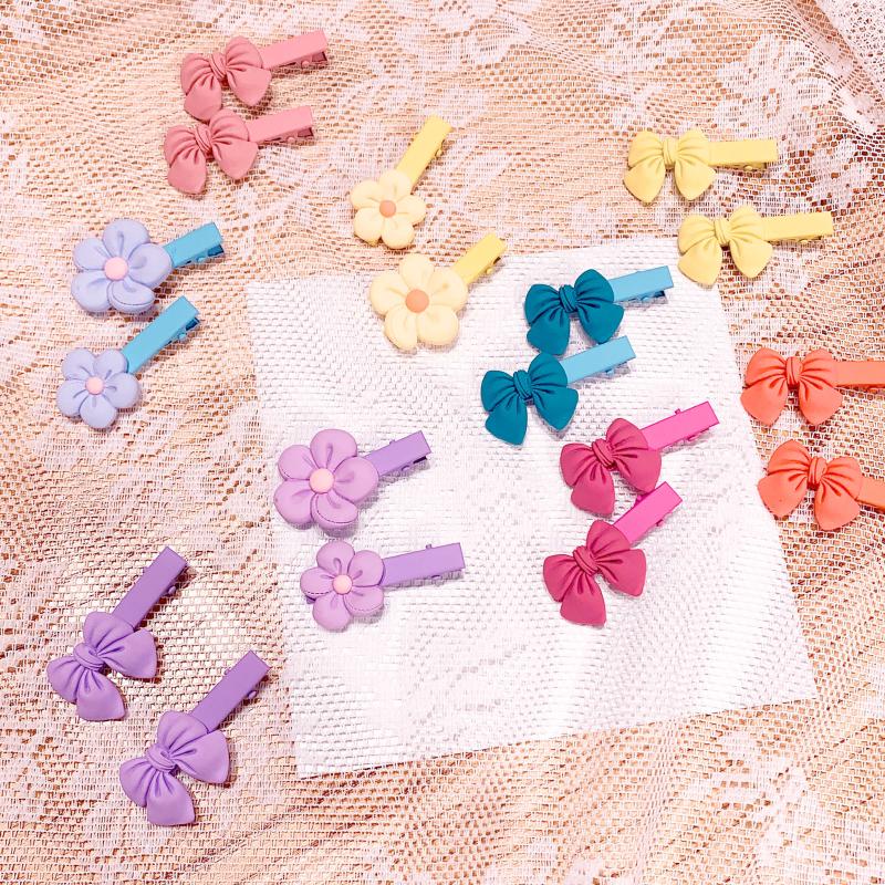 Hair Accessories 2PCS Lovely Macaron Color Princess Bow Flower Clip Frosted Bands Clik Sweet Girls Fashion, Fz 02
Hair Accessories 2PCS Lovely Macaron Color Princess Bow Flower Clip Frosted Bands Clik Sweet Girls Fashion, Fz 02