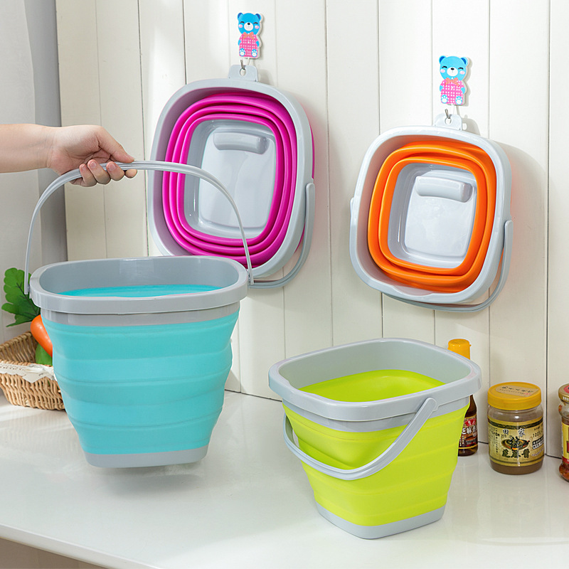 Siicone Bucket Fishing Foding Square Bucket Car Wash Outdoor Fishing pies Bathroom Kitchen Camp Bucket 5/10/15
Siicone Bucket Fishing Foding Square Bucket Car Wash Outdoor Fishing pies Bathroom Kitchen Camp Bucket 5/10/15