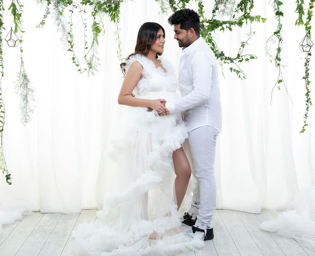 Pretty White Tulle Maternity Sleepwear Photography Props Bridal Robes Ruffle Sleeveless Women Nightgowns Plus Size Dress