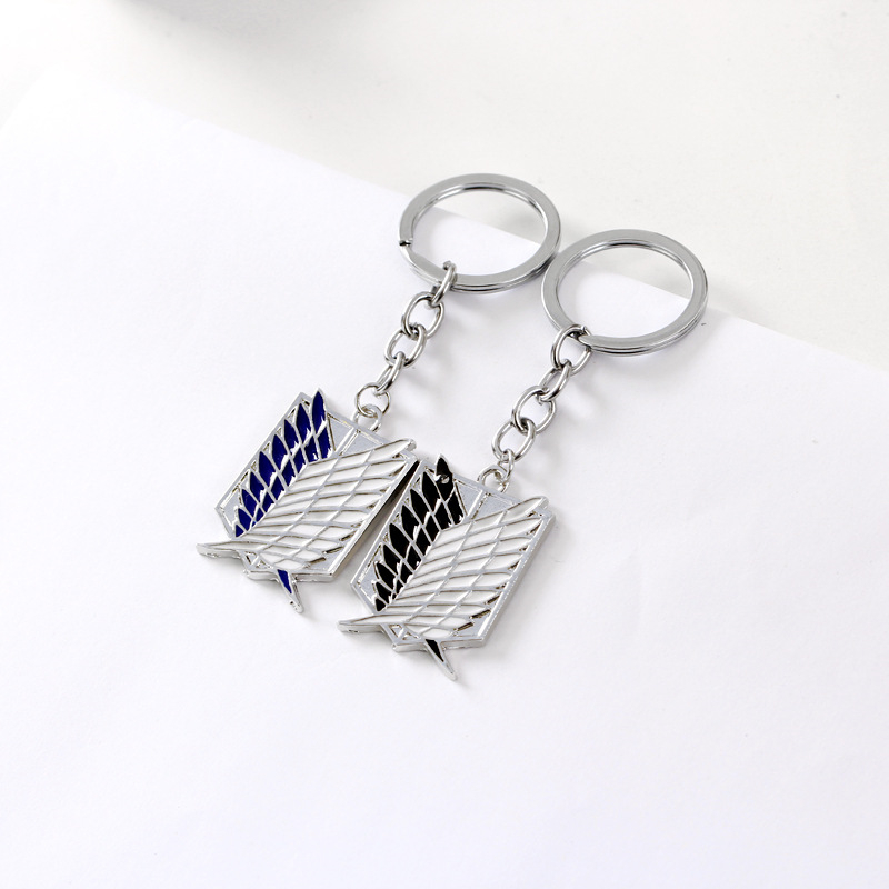 10Pieces/Lot Attack On Titan Keychain Wings of Liberty Freedom Scouting Legion Eren Keyring Key Holder Chain Ring New Anime Jewelry Wholesa
10Pieces/Lot Attack On Titan Keychain Wings of Liberty Freedom Scouting Legion Eren Keyring Key Holder Chain Ring New Anime Jewelry Wholesa