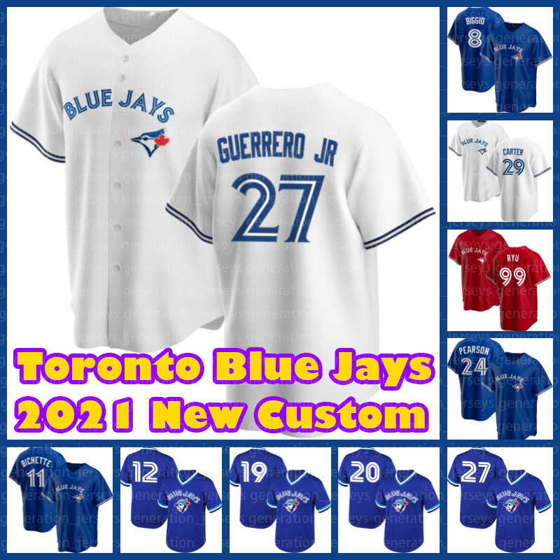 Toronto Blue Jays Jerseys 27 Vladimir Guerrero Jr. 11 Bo Bichette 8 Cavan Biggio 11 Bo Bichette Hyun-Jin Ryu Lourdes Gurriel Jr. Baseba, Blue;black
Toronto Blue Jays Jerseys 27 Vladimir Guerrero Jr. 11 Bo Bichette 8 Cavan Biggio 11 Bo Bichette Hyun-Jin Ryu Lourdes Gurriel Jr. Baseba, Blue;black