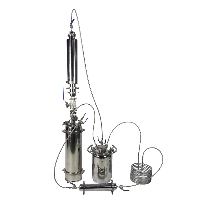 ZOIBKD Supply Stainless Steel Closed Loop Butane Extractor 2LB With Cooler And Material Dryer