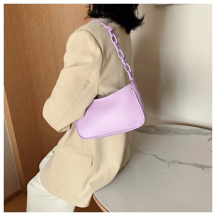 Soft PU leather ladies purple underarm bag retro solid color ladies baguette handbag 2021 fashion design girl small shoulder bag, Black
Soft PU leather ladies purple underarm bag retro solid color ladies baguette handbag 2021 fashion design girl small shoulder bag, Black