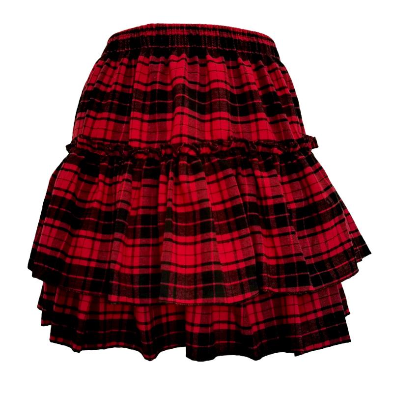 Skirts Korean Fashion Clothes Dark Goth Lady Y2k Girl Gothic Ruffles Elastic Waist Midi Women Black Red Striped Plaid Mini Skirt
Skirts Korean Fashion Clothes Dark Goth Lady Y2k Girl Gothic Ruffles Elastic Waist Midi Women Black Red Striped Plaid Mini Skirt