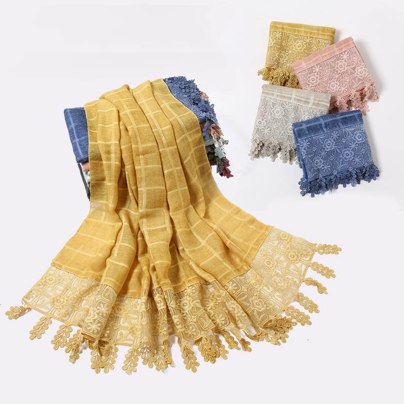 Scarves 2021 Est Plain Cotton Scarf Hijab Plaid Embroidered Tassels Shawl Autumn Long Female Women Muslim Headscarf Turban
Scarves 2021 Est Plain Cotton Scarf Hijab Plaid Embroidered Tassels Shawl Autumn Long Female Women Muslim Headscarf Turban